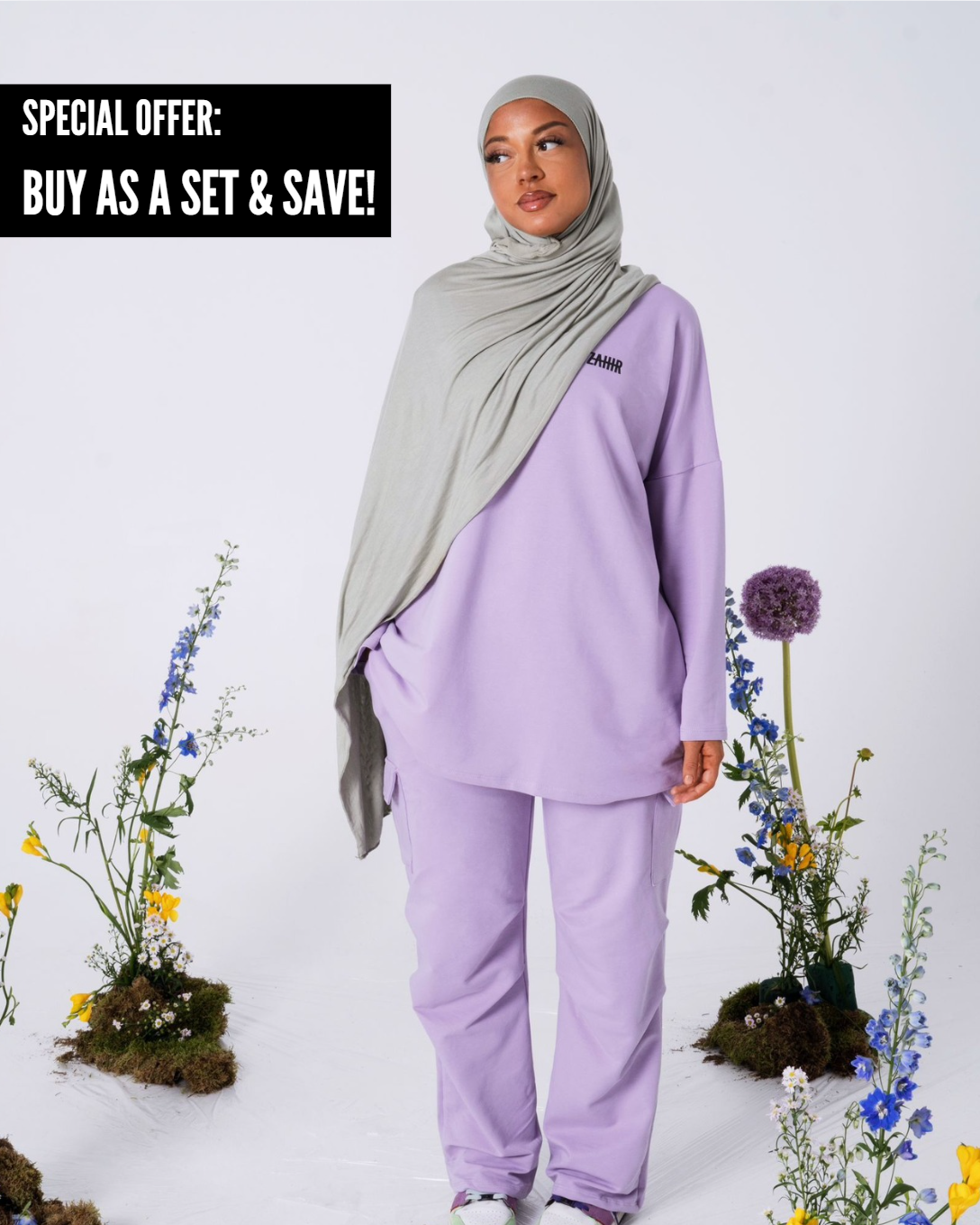 TWO-PIECE SET LILA