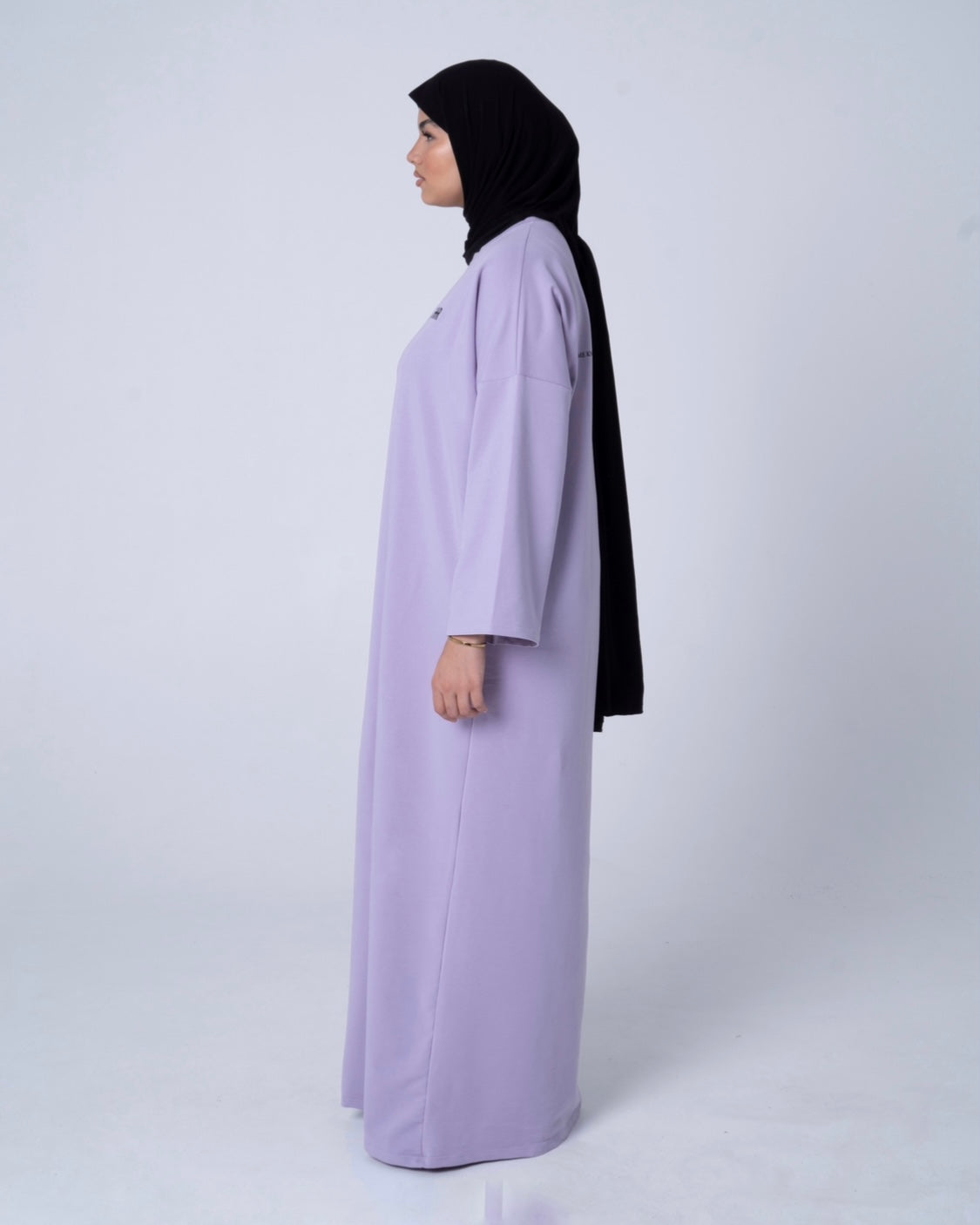 OVERSIZED TEE ABAYA - LILA