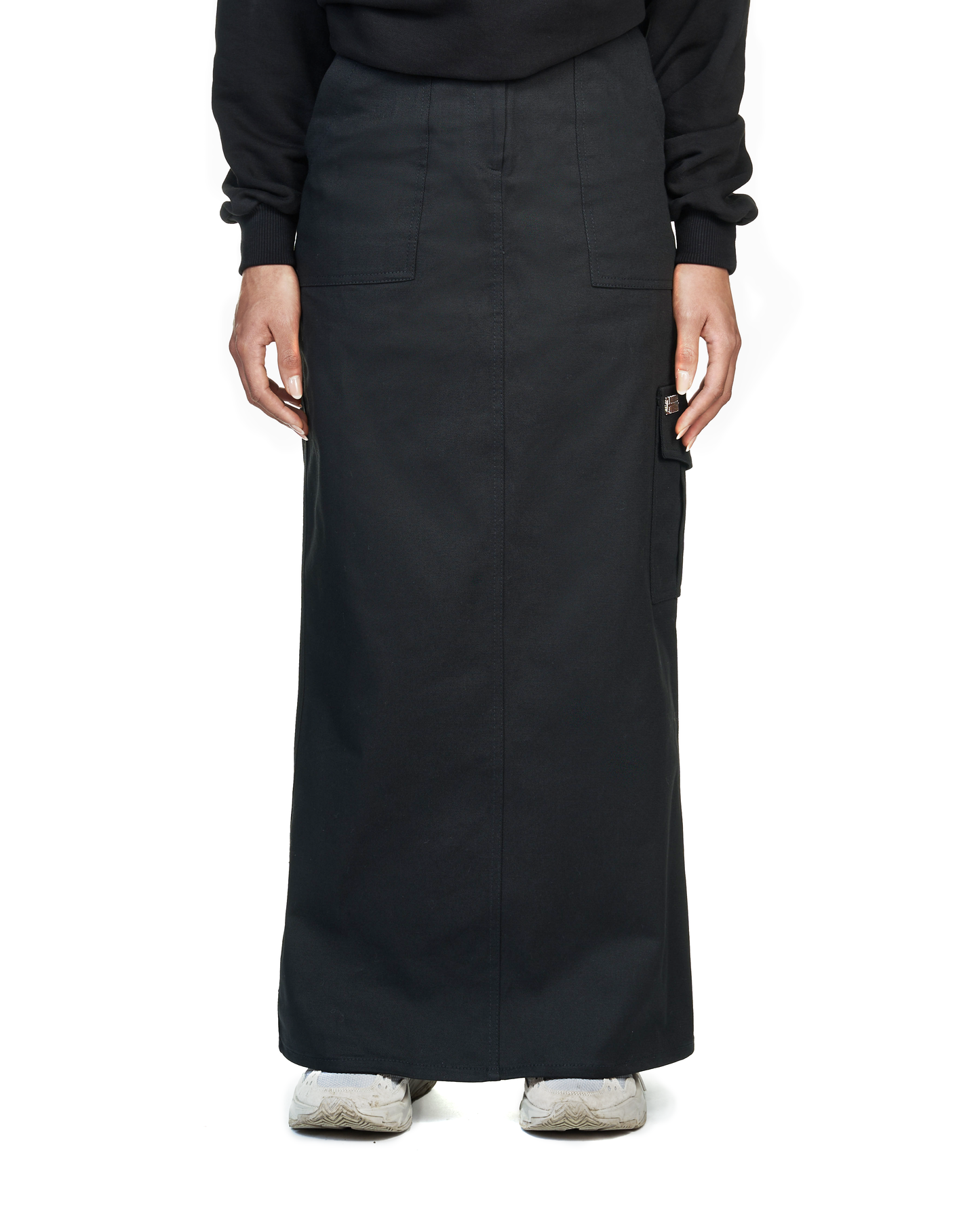 CARGO SKIRT - BLACK