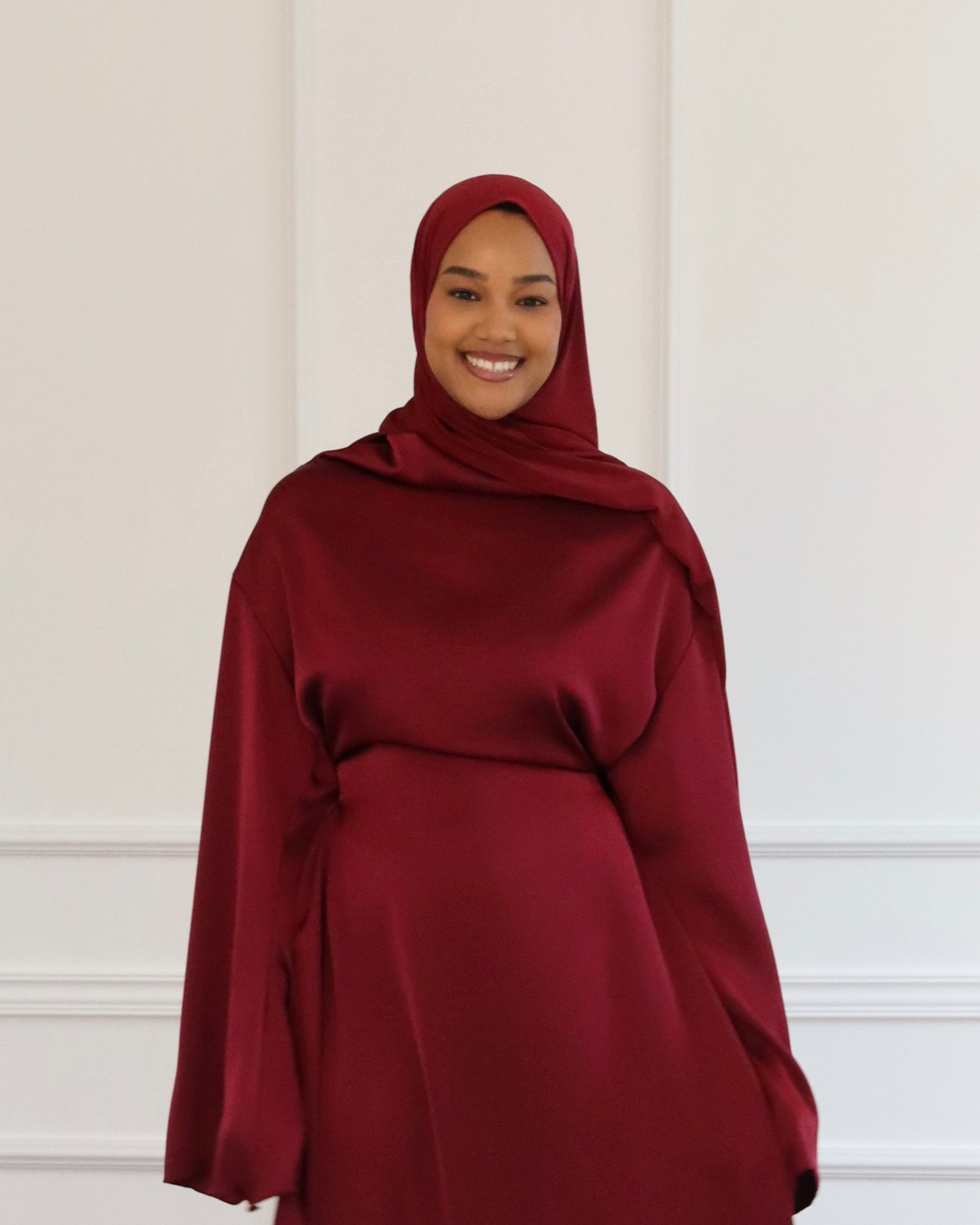 SHINY JERSEY BORDEAUX