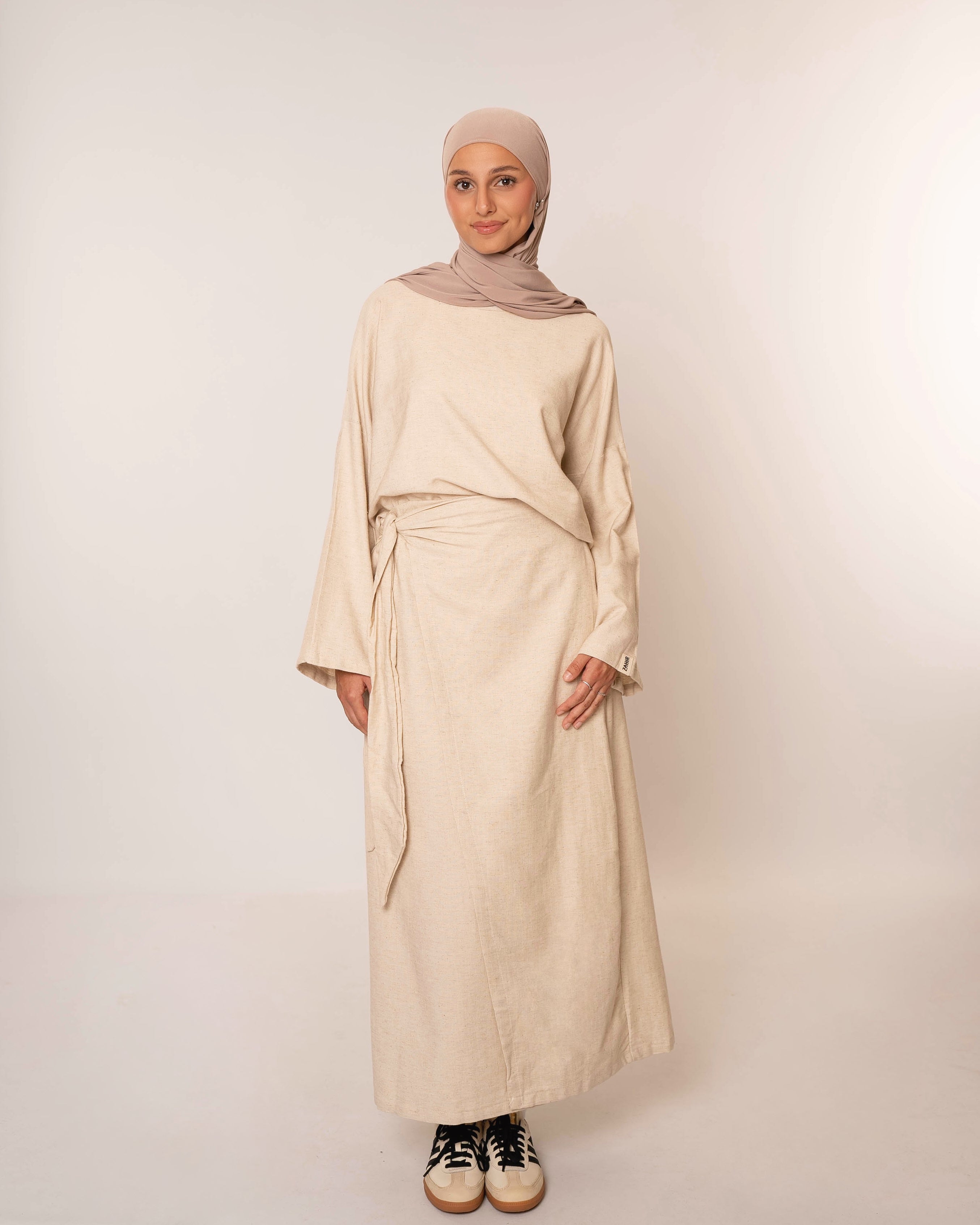 TASNIM LINEN SET BEIGE