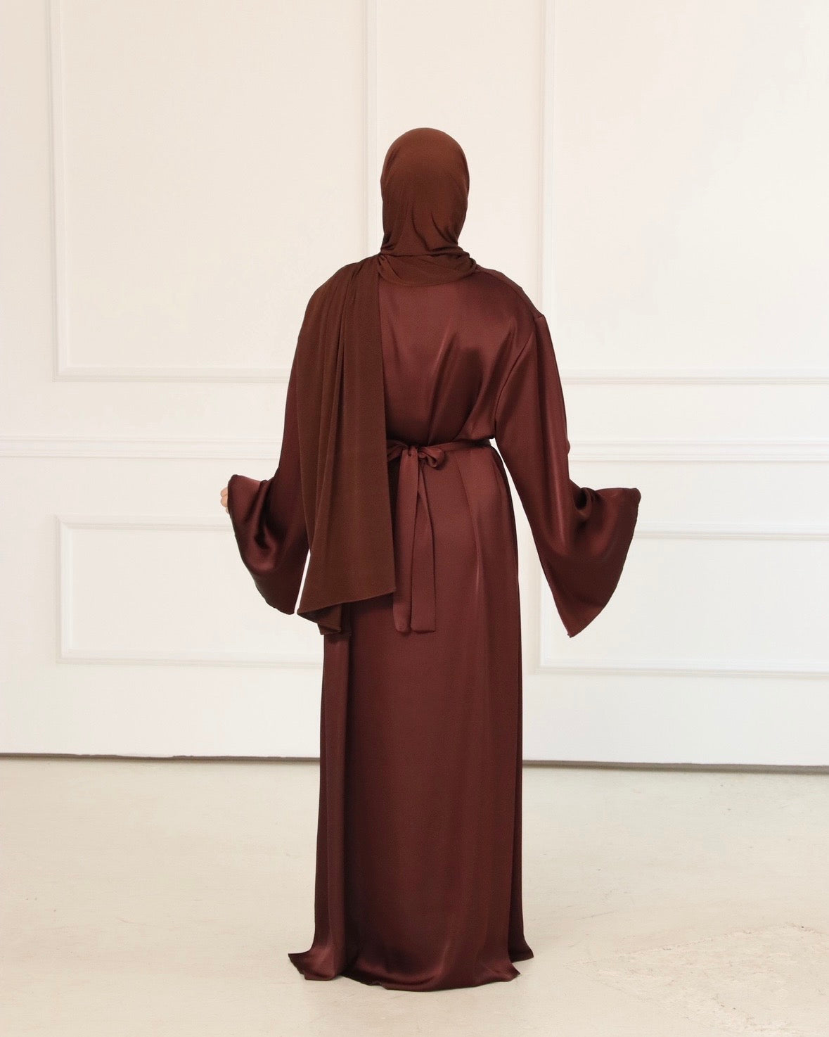 SHINY JERSEY BROWN