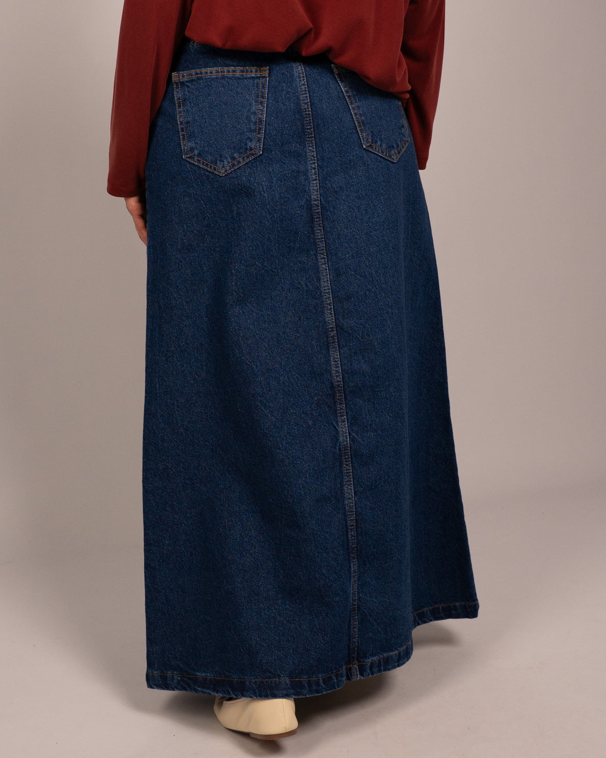 MAXI DENIM SKIRT