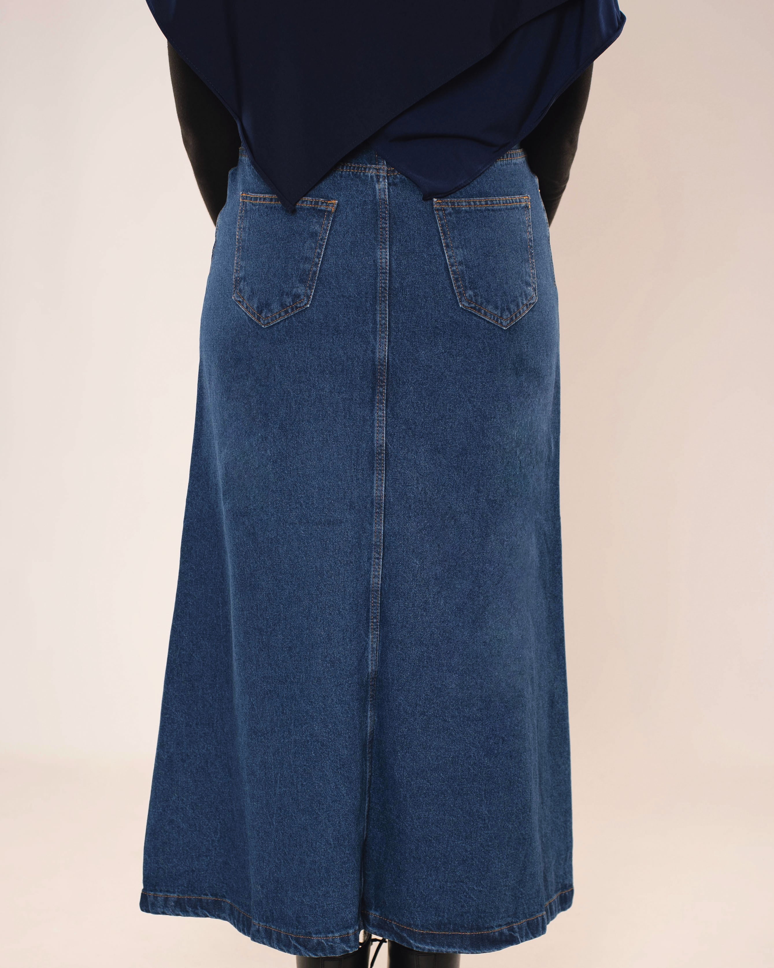 MAXI DENIM SKIRT