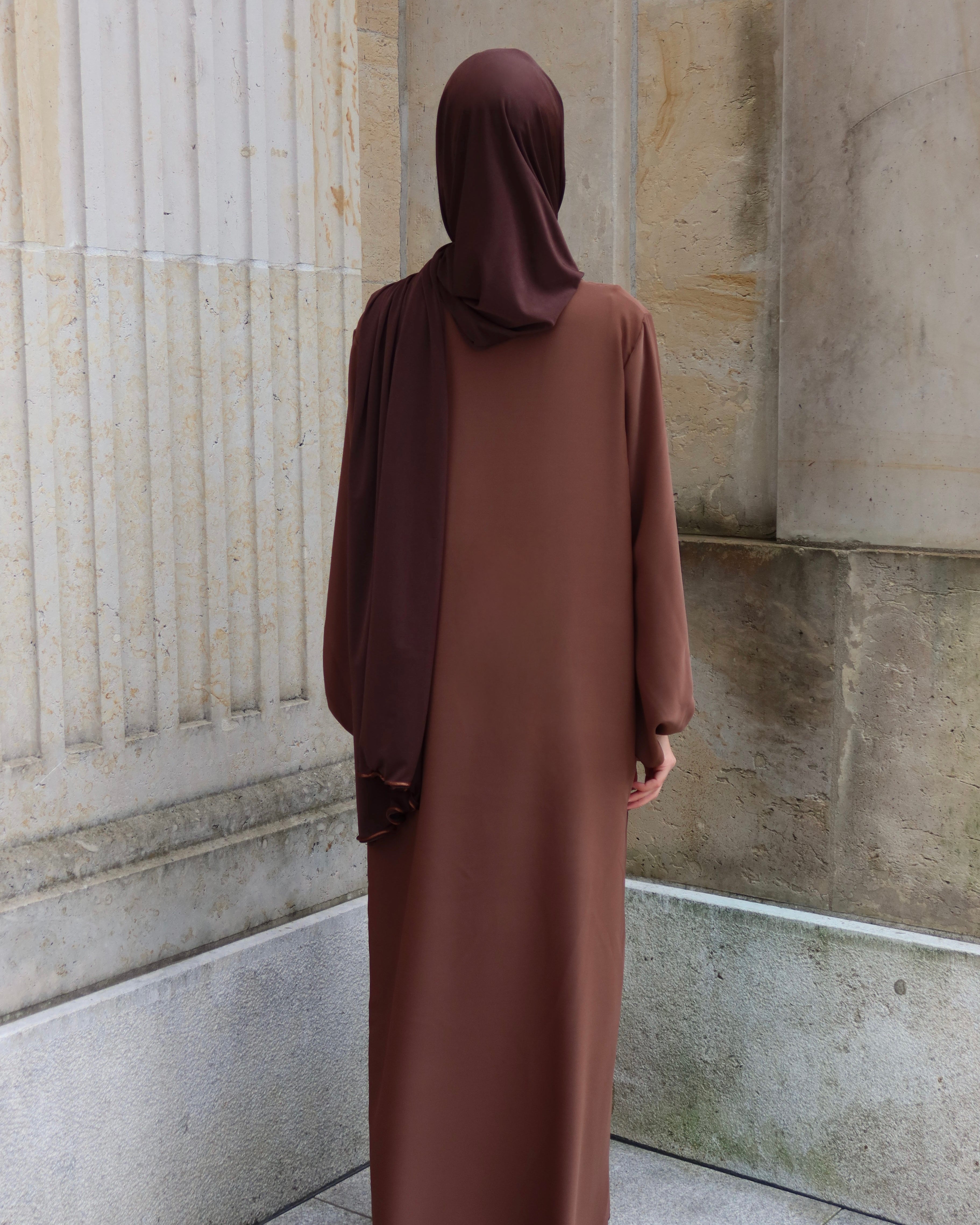 CASUAL ABAYA BROWN