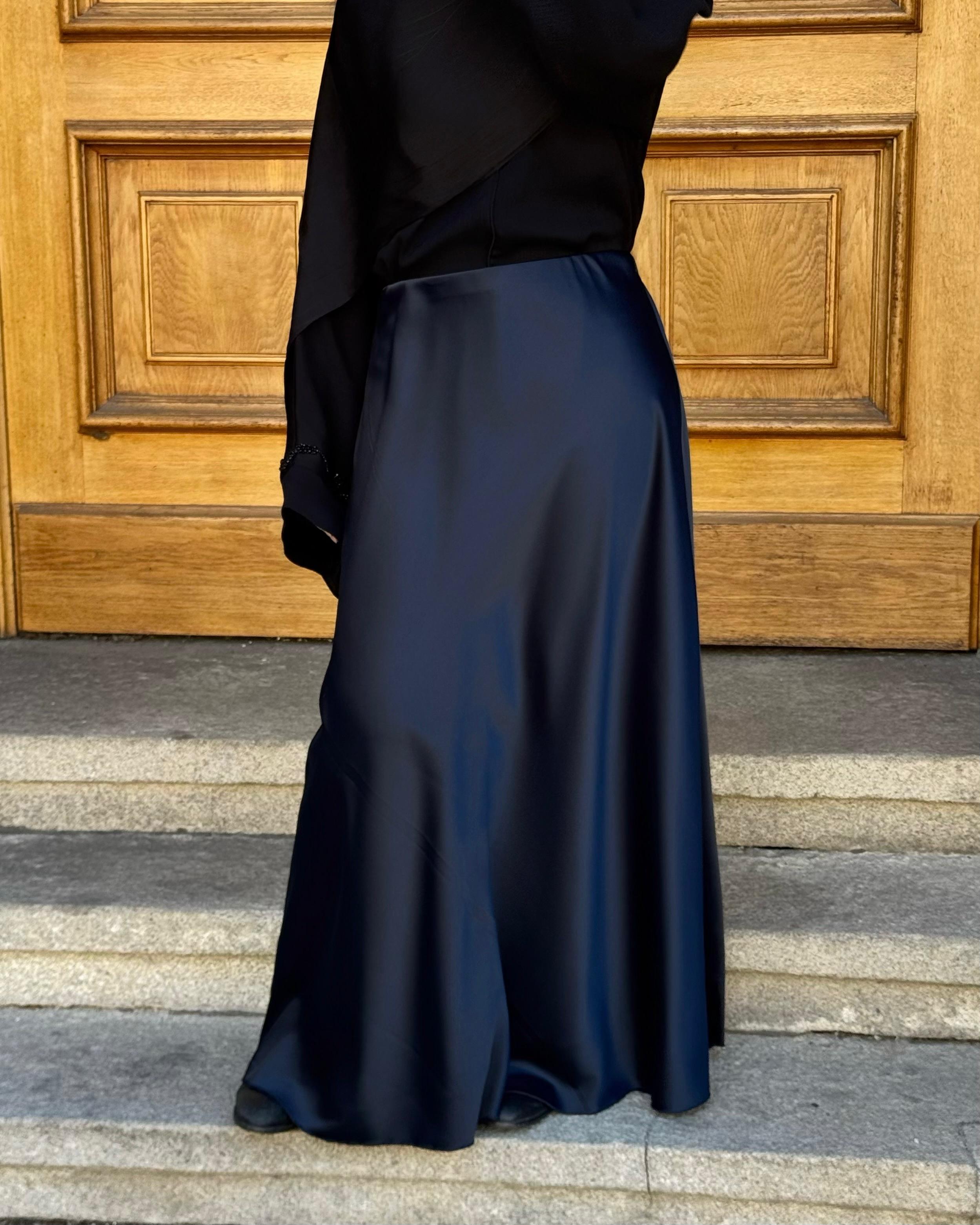 SATIN SKIRT