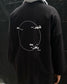 LONG OVERSIZED TEE - BLACK